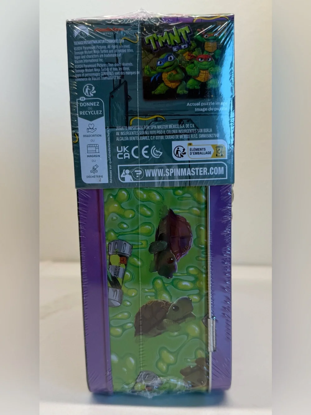 Teenage Mutant Ninja Turtles TMNT 48-Piece Puzzle Tin Lunch Box NEW Sealed